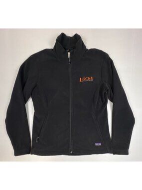 Patagonia Women’s M Black Synchilla Full Zip Fleece Jacket Locke Enterprise